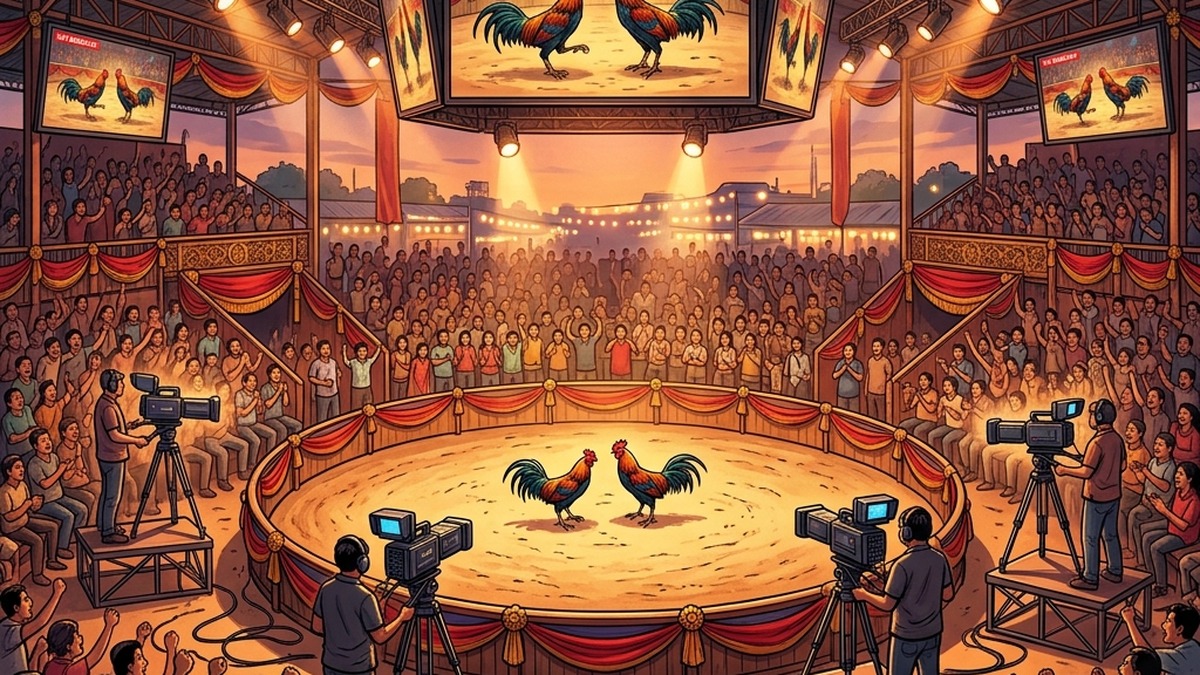 Đá gà BH79 trực tiếp Thomo — Toàn cảnh đấu trường đá gà Campuchia náo nhiệt